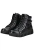 A pair of black high-top sneakers. Anteprima dell’immagine prodotto