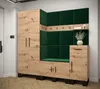 Garderobe ARTIN Set 1 mit gepolsterten Paneelen Industrial Produktbild-Vorschau 2