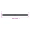 A diagram showing the dimensions of a side awning. Produktbild-Vorschau
