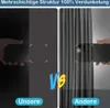 Verdunklungsstoff ohne Bohren mit Saugnäpfen 140x80cm 100% Produktbild-Vorschau 4