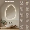 S'AFIELINA specchio da bagno con illuminazione 60×45 cm Anteprima dell’immagine prodotto 4