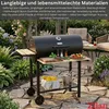 Zilan Holzkohlegrill mit Deckel und Thermometer, Große Produktbild-Vorschau 5