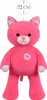 XXL Plüschkatze 72 cm Groß – Weiche Rosa Kuschelkatze mit Produktbild-Vorschau 3