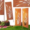 Kovová zástena na ochranu súkromia - 160 cm x 50 cm - Náhľad obrázku produktu 7