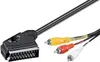 A/V Kabel Scart St. >3x Cinch IN/OUT Schalter 2m Produktbild-Vorschau 6
