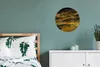 MuchoWow® - Wand Bild - Wohnzimmer - Runde Bilder - Produktbild-Vorschau 3