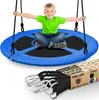 SereneLife Outdoor Spinner-Tellerschaukel – Runde hängende Produktbild-Vorschau 1