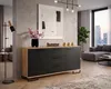 Kommode mit Schubladen Fernsehschrank HANA 3S Golden Craft Produktbild-Vorschau 2