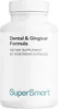 A white bottle of SuperSmart Dental & Gingival Formula dietary supplement. Produktbild-Vorschau