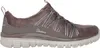 A side view of a taupe Skechers sneaker. Produktbild-Vorschau