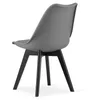 Set de 4 chaises de salle à manger Chaise de salon 4x gris Voir les images du produit 5