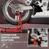 HOMCOM Motorradständer vorne/hinten Montageständer Produktbild-Vorschau 5