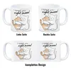 Katze Kaffeebecher mit Spruch I need you right meow Produktbild-Vorschau 4