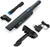 A collection of accessories for a handheld vacuum cleaner, including the vacuum itself, a charging station, and various attachments, laid out on a white background. Produktbild-Vorschau