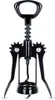 Cavatappi per vino in metallo nero 16 cm Anteprima dell’immagine prodotto 1