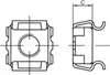 Reyher  Käfigmuttern 88109, M 5-8 vz Typ SMG Zn (1000 Produktbild-Vorschau 2