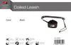 F2   Stand Up Paddling Leash Fuß Coiled Leash   Schwarz Produktbild-Vorschau 2