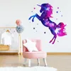 163 Wandtattoo Einhorn pink - 1000 x 1000 mm Produktbild-Vorschau 5