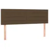vidaXL Boxspringbett mit Matratze Dunkelbraun 140x190 cm Produktbild-Vorschau 10