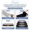 Lit orthopédique pour chien ELONEO, taille S - Gris Voir les images du produit 7
