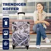 MuchoWow® Koffer Handgepäck Trolley Rollkoffer Kleine Produktbild-Vorschau 2