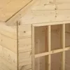 TP Toys Holz-Spielhaus REFUGE Braun mit Boden und Produktbild-Vorschau 5