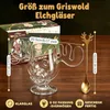 Griswold Elchgläser, 240ml Weihnachtsgläser, Moose Mug mit Produktbild-Vorschau 3