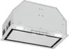A stainless steel range hood is shown from a diagonal, slightly upward angle against a white background. Náhľad obrázku produktu