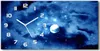 Wanduhr aus Glas – 60x30 cm - Glasbild - Glasuhr - Produktbild-Vorschau 1