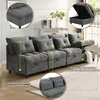 Modulares 4-Sitzer Sofa mit Stauraum unter allen Produktbild-Vorschau 8