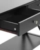 BELIANI Konsolentisch Schwarz 35 x 100 cm 2 Schubladen MDF Produktbild-Vorschau 5