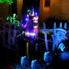 Abstürzende Hexe in Baum Halloween-Dekorationen mit LED Produktbild-Vorschau 5