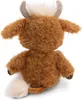 The back view of a stuffed toy Highland cow. Náhľad obrázku produktu