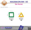 Magnetische Bausteine MK-30 "Der Komet", 30-Teilig Produktbild-Vorschau 4