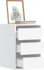 vidaXL Kommode Weiß 40x41x58 cm Holzwerkstoff Produktbild-Vorschau 2