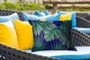 MuchoWow® Outdoor Kissen - Blätter - Illustration - Produktbild-Vorschau 4