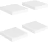 Półki Ścienne, 4 Szt., Białe, 23 X 23,5 X 3,8 Cm, Mdf Podgląd zdjęcia produktu 9