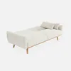 sweeek - 2-3-Sitzer Sofa mit Bouclé-Bezug Schlaffunktion Produktbild-Vorschau 3