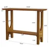 A diagram of a console table with dimensions indicated by text and lines. Anteprima dell’immagine prodotto