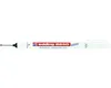 A white carpenter pen with a black tip and red and blue branding. Produktbild-Vorschau