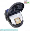 A vacuum cleaner bag is shown inside an open vacuum cleaner. Produktbild-Vorschau