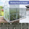 Stahl Gewächshaus Smart mit Fundament 200x700x220 cm, Produktbild-Vorschau 2