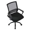 A black office chair shown from a slightly elevated diagonal angle against a white background. Produktbild-Vorschau