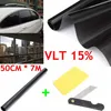 50cm X 7m 15% VLT Fenster Tint Film Schwarz Roll für Auto Produktbild-Vorschau 1
