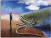 ARTland Leinwandbild Einen dicken Fisch an Land ziehen Produktbild-Vorschau 1
