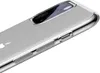 A close-up shot of the side of a transparent phone case with an Apple logo visible. Produktbild-Vorschau