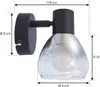 Lindby Wandleuchte Pendura, Ø 9 cm, schwarz, Glas Produktbild-Vorschau 5