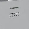 A close-up view of the control panel of a silver kitchen hood. Náhľad obrázku produktu