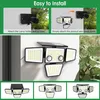 Außenleuchte mit Bewegungsmelder Solarlampen für außen Produktbild-Vorschau 7