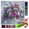 ARTULIO - Diamond Painting Set - Fliederstrauß im Vase - 30 Produktbild-Vorschau 1